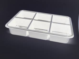 (Tray-008-ABSW) Tray 008 White